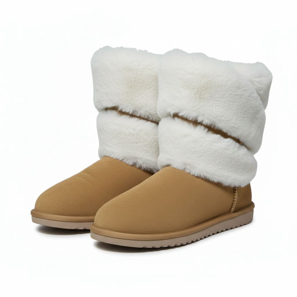 UGG Womens Boots Tan Suede Size 8